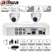 DAHUA Kit 2 caméras vidéosurveillance 4 mp dômes coaxial 